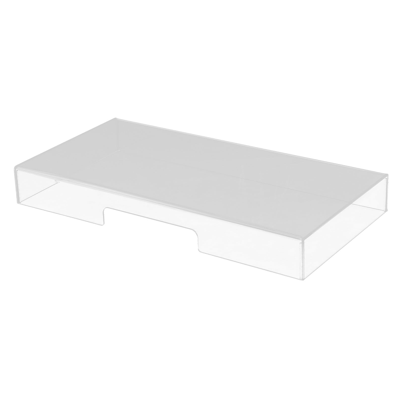 HOMSFOU Bouclier de Clavier Acrylique Transparent 470x235x55 Mm Protection Poussière et Eau Couverture de Protection Pratique pour Clavier Mécanique