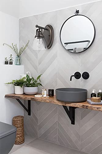 Yeehome Rustic Vanity Light Fixture, Oil Rubbed Bronze Bathroom Light Fixtures, Industrial Wall Sconce Lighting, Farmhouse Wall Light, Modern Bath Wall Mounted Lights For Mirror Bedroom, Orb #TOP6