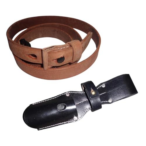 Kar 98 Leather Sling and Bayonet Frog Set