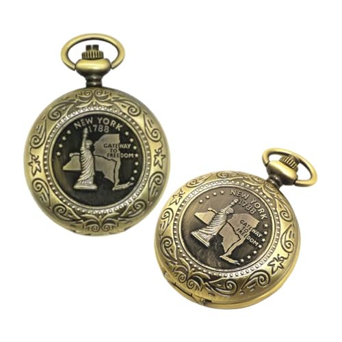 Happyyami 2 piezas Brújula de Bolsillo Vintage Herramienta de Navegación Precisa Estilo Reloj de Bolsillo Retro para Senderismo Camping Supervivencia al Aire Libre en Bronce Antiguo miniatura 1