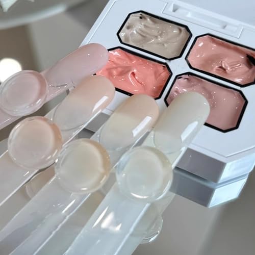 4 Colores Gel Paint Rosa Claro para Uñas Nude miniatura 1