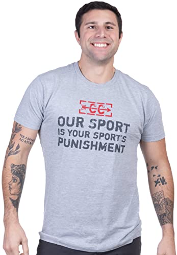 Cross Country: Our Sport is Your Sport's Punishment | XC Runner Unisex T-Shirt - Grey - S - Image 4