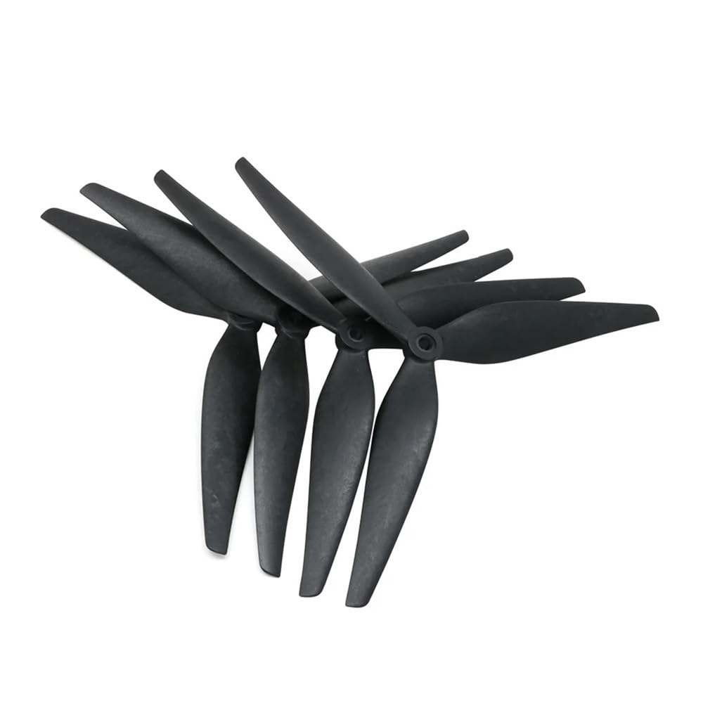 2 Pares De Hélices 10X5X3 9X5X3 1050 9050 10 Pulgadas 9 Pulgadas 3 Hélice De Nailon Reforzado Con Carbono Negro Apta for Rc FPV(10x5x3)