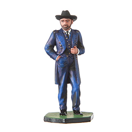 danila-souvenirs Tin Soldier USA Guerra Civil Northerners General Ulysses Grant escultura de metal pintada a mano en miniatura Figura 54mm #CW01