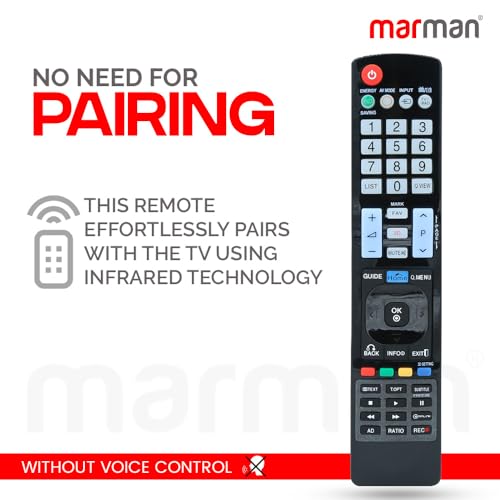 Image of marman Compatible with LG Smart Tv Remote Control Original Model RM-L930+ AKB74115502 Suitable for LED LCD Television Non Voice Command and with 3D Hotkey Function
