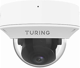 Turing TP-MMD4MV2 Smart Series TwilightVision 4MP IR Zoom Dome IP Camera, White; 2.7-13.5mm Motorized Varifocal Lens; Smart IR up to 40m (131ft); Support 256 G MicroSD Card
