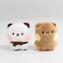 Cute Panda Bubu Dudu Keychain - Adorable Plush Keyring for Bags, Backpacks & Gifts - for Kids, Teens & Panda Lovers - Unique Car Accessories & Souvenirs