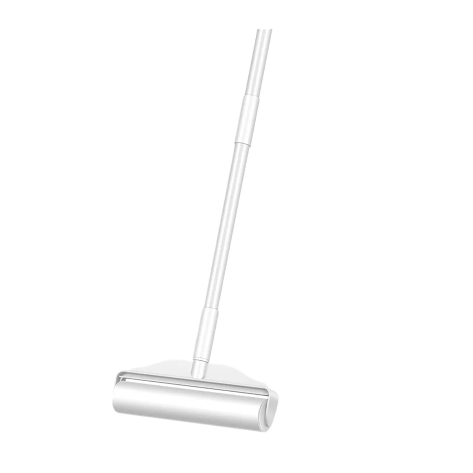 Long handled lint roller retractable pet hair remover roller tearable sticky hair roller stick efficient hair removal for clothes bed sofa carpet fabric cleaning(24cm Lengthen)