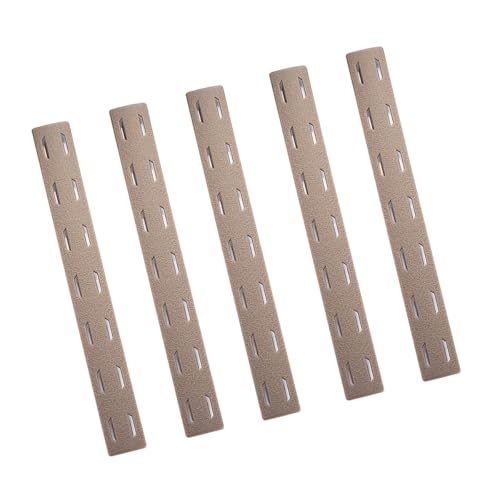 Ltnsimy 5Pack Brown Picatinny Polymer Rail for M-Rail