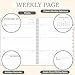 2026 Planner - Weekly and Monthly Planner 2026, 9” × 11”, from JAN. 2026 to DEC. 2026, Inner Pocket, Premium Paper, Twin-wire Binding, Make Life Productive - Gray