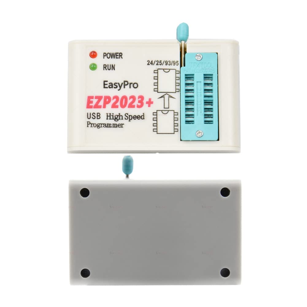 EZP2023 + Programmatore SPI Flash ad alta velocità Set + 12 Adattatori Supporta 24/25/93/95 EEPROM Bios 25T80 Incisione Offline Copia