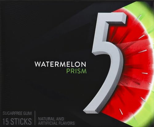 5 Gum Watermelon Prism Sugarfree Gum 150 unidades
