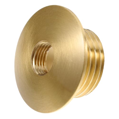 STOBOK Metal Lampshade Screw Cap Lamp Shade Washer Locking Nut for Light Fixtures Standard Thread Replacement Hardware