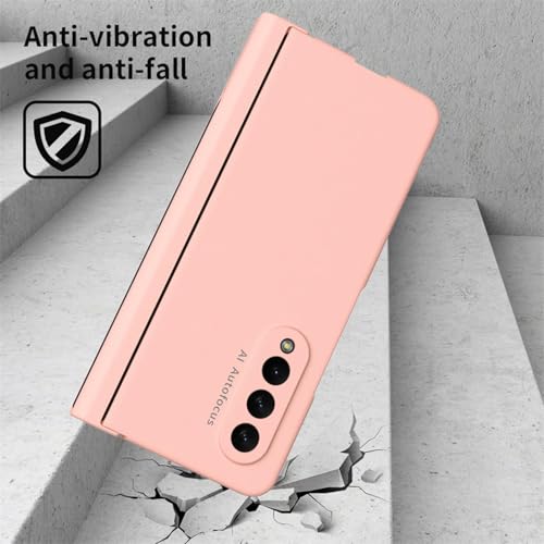 Coque Galaxy Z Fold 4 avec stylo et protection antichoc rigide PC vert