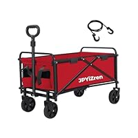Amazon.co.jp: Aomoso Folding Wagon, Outdoor Camping Cart, Equipped