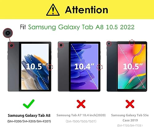 Étui Galaxy Tab A8 Samsung Idéal pour Travailler en Déplacement