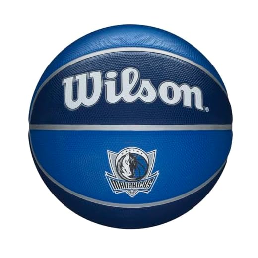 WILSON NBA Team Tribute Basketball - Size 7 - 29.5", Dallas Mavericks