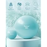 Yoga Ball for Exercise, Pilates Set, 4 Sizes Fitness Ball for Workout, Birthing, Pregnancy, Physical Therapy- Pump Included - Image 2