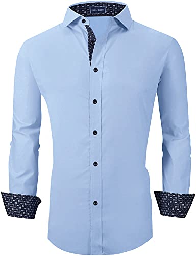 Image of Zombom Men's Cotton Polyester Blend Regular Fit Casual Shirt
