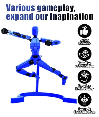 Image of 2 Pcs Stick Titans, Dummy 13, Action Figure 3D Printed Multi-Jointed Action Figures Action Figure with Design for Game Lovers Gifts