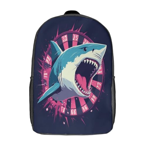 Sac à dos requin pour écoliers, le grand cartable de classe