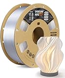 OVERTURE PETG Filament 1.75mm, High Speed 3D Printer Filament, Neatly Wound & Clog-Free, 1kg Spool (2.2lbs) Clear PETG, Dimensional Accuracy +/- 0.02mm, Fit Most FDM Printers (Transparent)