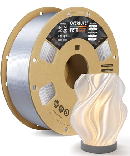 Filament OVERTURE PETG High-Speed NATURAL TRANSPARENT