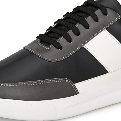 Image of Centrino Canvas Shoes for Men Sneakers | Casual Shoes for Man Stylish | Lightweight Lace-Up Design with Cushioned Insole | Breathable Comfortable Walking Shoes | Anti-Skid Sole | Mens Sneaker Shoes (3211)