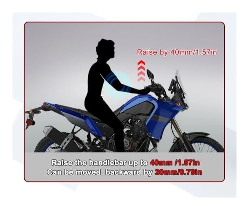 Pontets de guidon Tenere 700 World Raid, usinage de précision robuste