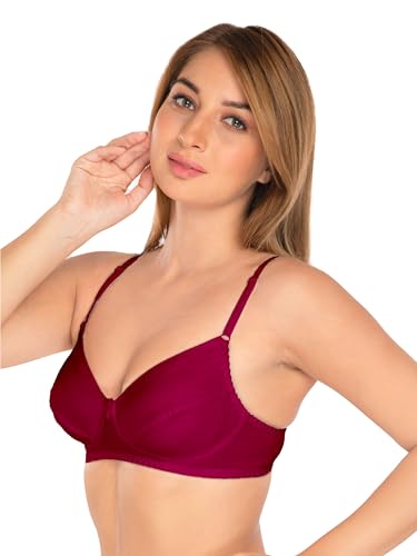 Image of Daisy DEE Women's Wire Free Non-Padded Full Coverage Seamed Regular Bra NCLBR