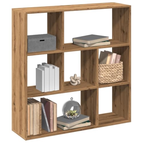 GCHDHAPB Estantería para el hogar, estanterías y estantes de pie, divisor de habitación, roble artesanal, 102 x 29 x 103,5 cm, madera de ingeniería