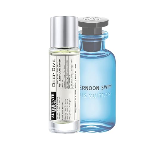 Image of Alternate Scents Deep Dive Long Lasting 40ML Perfume for Men | Fresh Aquatic Citrus Fragrance | 30% Oil Concentration Extrait de Parfum | Inspired by Afternoon Swim | Luxury Perfume Made in India