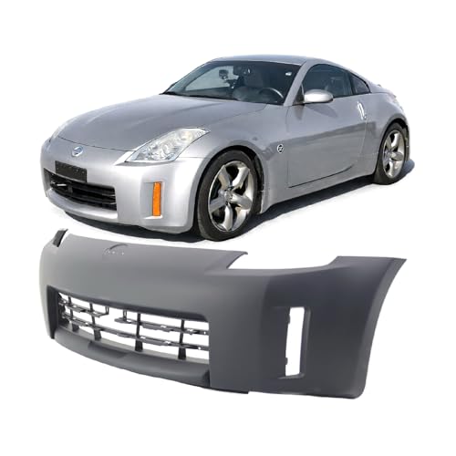Image of FitParts Compatible with Nissan 350Z 2006-2009 Front Bumper Cover | Primed, Ready to Paint, OEM 62022CF40J, NI1000234