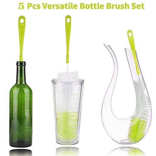 flaschenbürste lang reinigungsbürsten flasche bürste lang bürste 5 Stück flexible bürste flaschen reiniger Shisha… – Bild 5