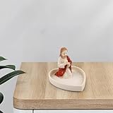 Vibsky Religiöse Jungfrau Maria Figur mit Rosenkranz-Disay, elegantes Kunstharz, spiual Home Dor für Hingabe, für Altar Sh oder Desktop, 15 x 15 cm, kompatibel mit katholischem Gebet