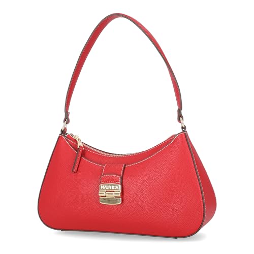 Image of Nautica Voyager Hobo Bag for Women, Vegan Leather Women's Purse, Large Shoulder Handbag with Zipper Closure