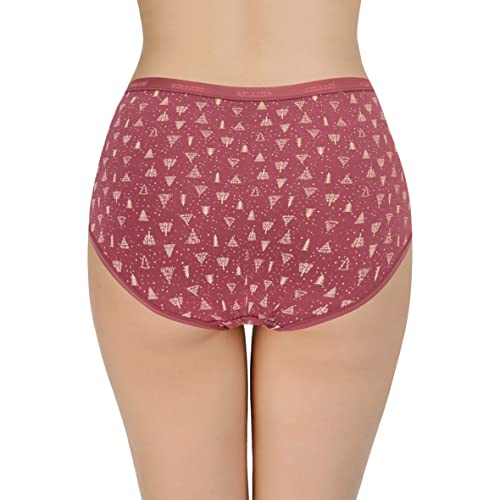Image of Amante Printed Cotton Full Brief Panty Pack(Pack of 3)