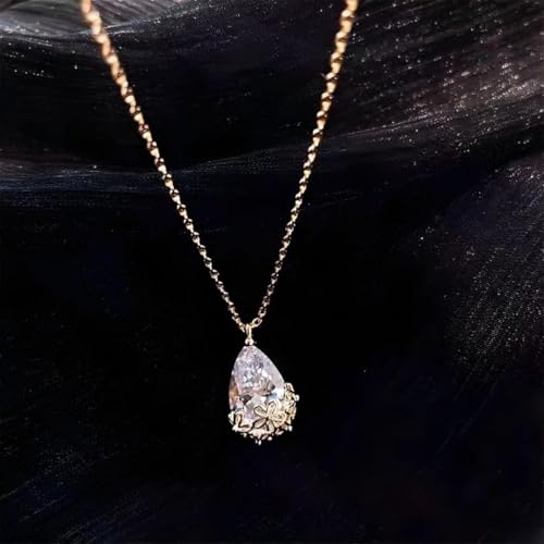 Conjunto Feminino Versátil Cristal Brinco + Colar em Cristais Naturais e Cobre - RainDrop + Bolsa de