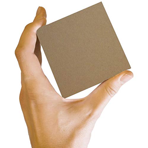 150 Sheets Chipboard 40pt (Point) 5.5 X 8.5 Inches Heavy Weight Half Letter Size .040 Caliper Thick Cardboard Craft|Packing Brown Kraft Paper Board