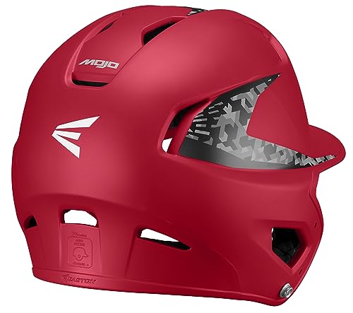 Casque Easton MOJO junior rouge pour match et entraînement baseball - 2