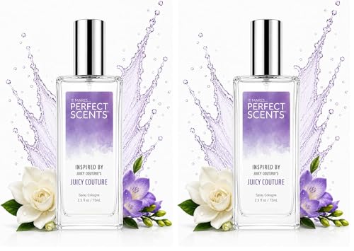 Image of Perfect Scents Fragrances | Juicy Couture | Women's Eau de Toilette | Vegan, Paraben Free | Never Tested on Animals | 2.5 Fluid Ounces (Pack of 2)