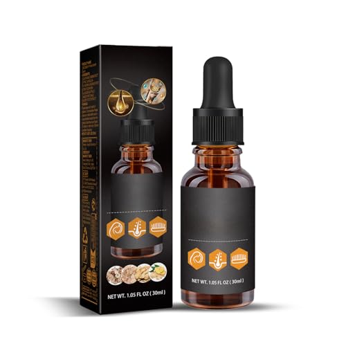 Sérum de Crecimiento Capilar con Aceite de Romero, Aceite Romero para el Cabello, Tratamiento de Aceite de Romero Puro, Anti Caída para Cabello Seco y Dañado (#1)