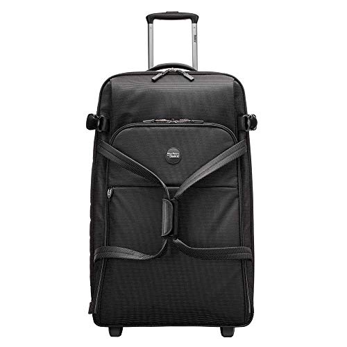 Preisvergleich Produktbild Stratic Go Rollenreisetasche Reisetasche 75 cm, 94 L, Black-White