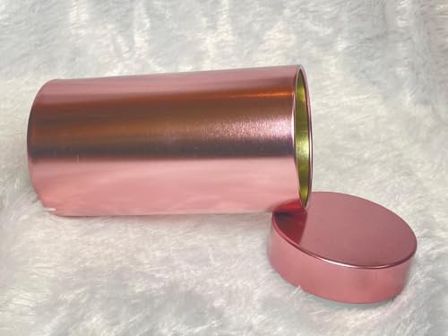 Image of Airtight 6 Inch Rose Gold plated Tin (Pack of 5) - Return Gift