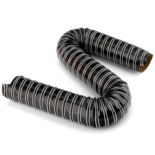 GASHER 10ft Length 2.5 inch Intake Hose Automotive Air Duct Hose, Silicone Flexible Cooling Ducting for Air System