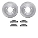 Dynamic Friction Company Front Brake Rotors with 5000 Advanced Brake Pads 6502-67290
