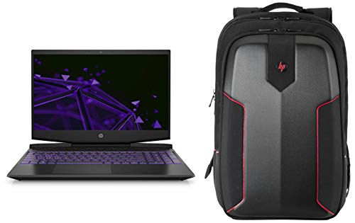 Image of HP Pavilion 15-dk0051TX Gaming Laptop (9th Gen Core i7-9750H /12GB /1TB HDD + 512GB SSD /Win 10 /4GB NVIDIA GTX 1650 Graphics) & Omen Gaming Backpack