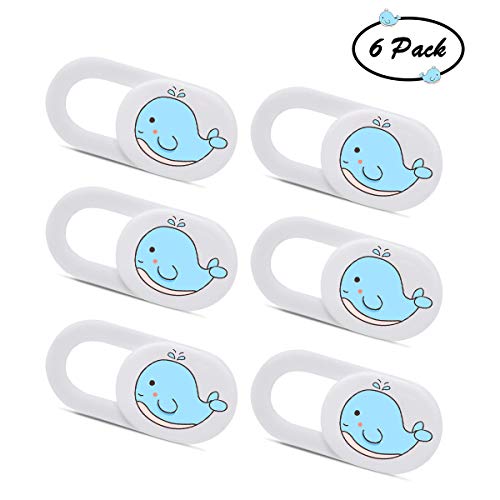 Cache Webcam, Webcam Cover Autocollant Coulissant Couverture de Caméra Frontale Ultrafin Protège Votre Vie Privée pour Macbook Pro, iPad, Ordinateur Portable, Mac, PC, iPhone 8/7/6 Plus (6 pièces)