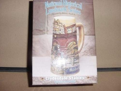 BUDWEISER HISTORICAL LANDMARK SERIES, CLYDESDALE STABLES, EST. 1885, BEER STEIN