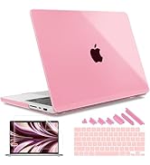 Mektron Case For MacBook Pro 16" M4 A3403 A3186 M3 A2991 M2 A2780 M1 A2485 (2021/2023/2024) Pro/Max With Touch ID, Hard Shell Plastic Laptop Cover Keyboard Cover, Butterfly Flower C074
